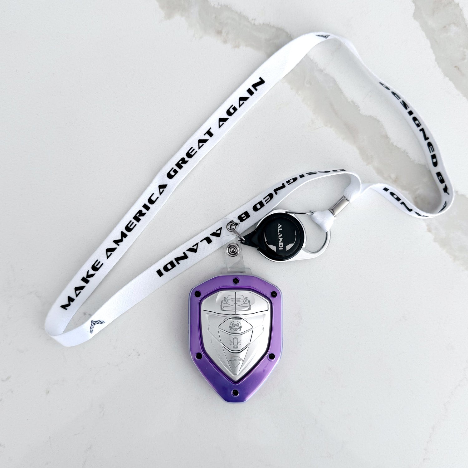A photo of a viola dolce key fob made by Alandikeys 